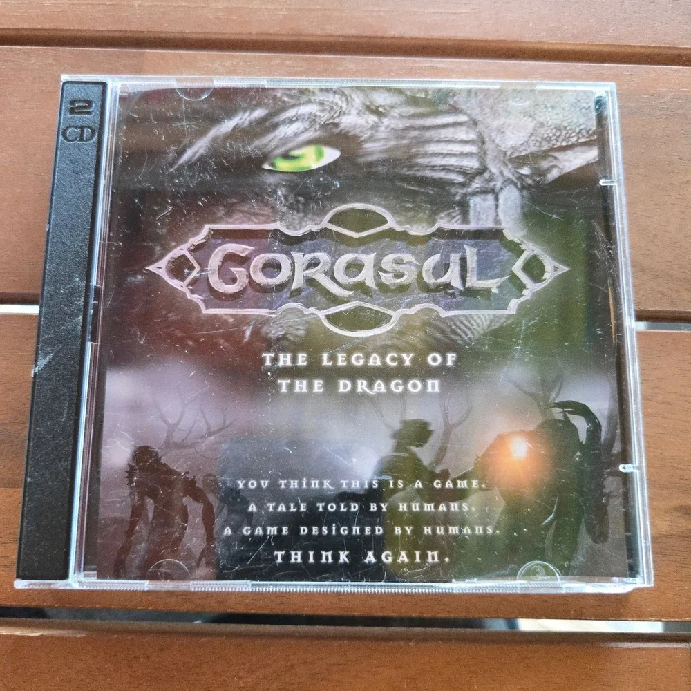 VTG JoWooD Gorasul The Legacy Of The Dragon PC Game Set Discs 3 & 4 RPG 2001 USA